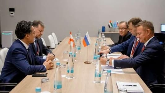 Hamieh discusses transport cooperation with Russian counterpart in St. Petersburg