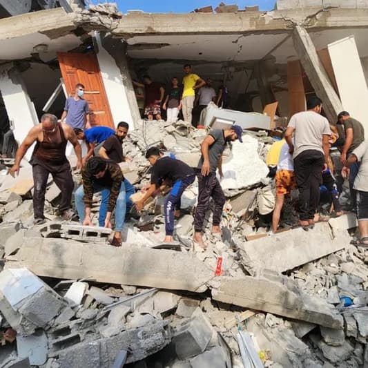 Israeli raid targets central Gaza’s Bureij refugee camp