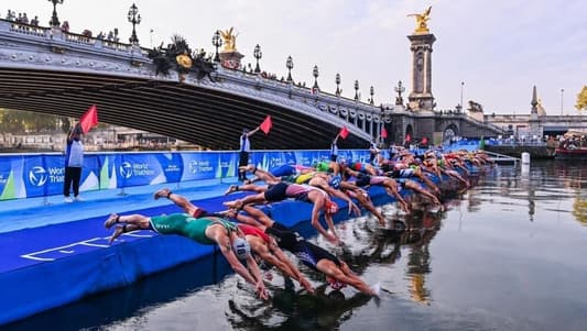 Men's triathlon race postponed due to Seine pollution levels