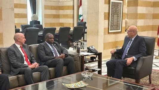 Mikati welcomes UK Foreign and Defense Ministers amid regional tension