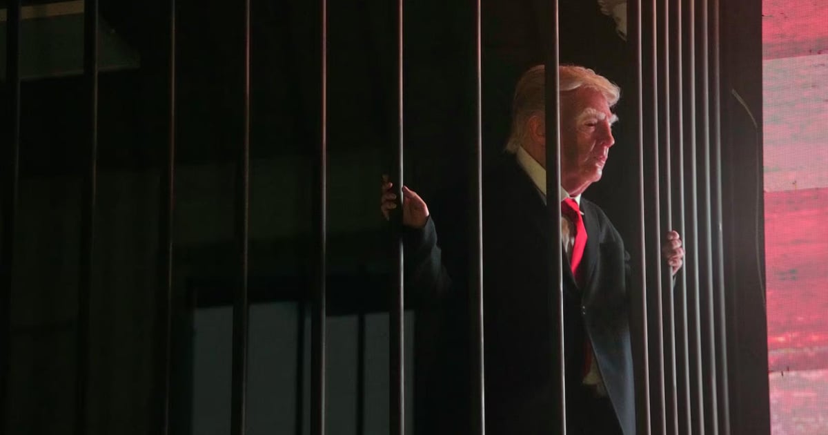 Watch: Trump Behind Bars in Tehran Propaganda Display