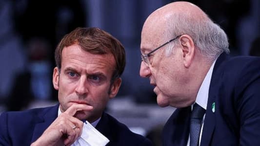 Macron affirms France's adherence to Lebanon's stability after meeting with Mikati