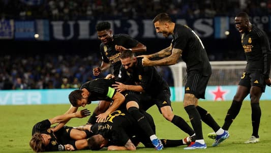 Real Madrid fight back to win five-goal thriller at Napoli