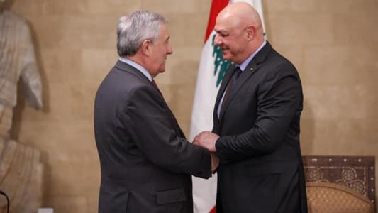 The Italian Foreign Minister after meeting President Joseph Aoun: We consider this election a crucial and important milestone for Lebanon and the Middle East