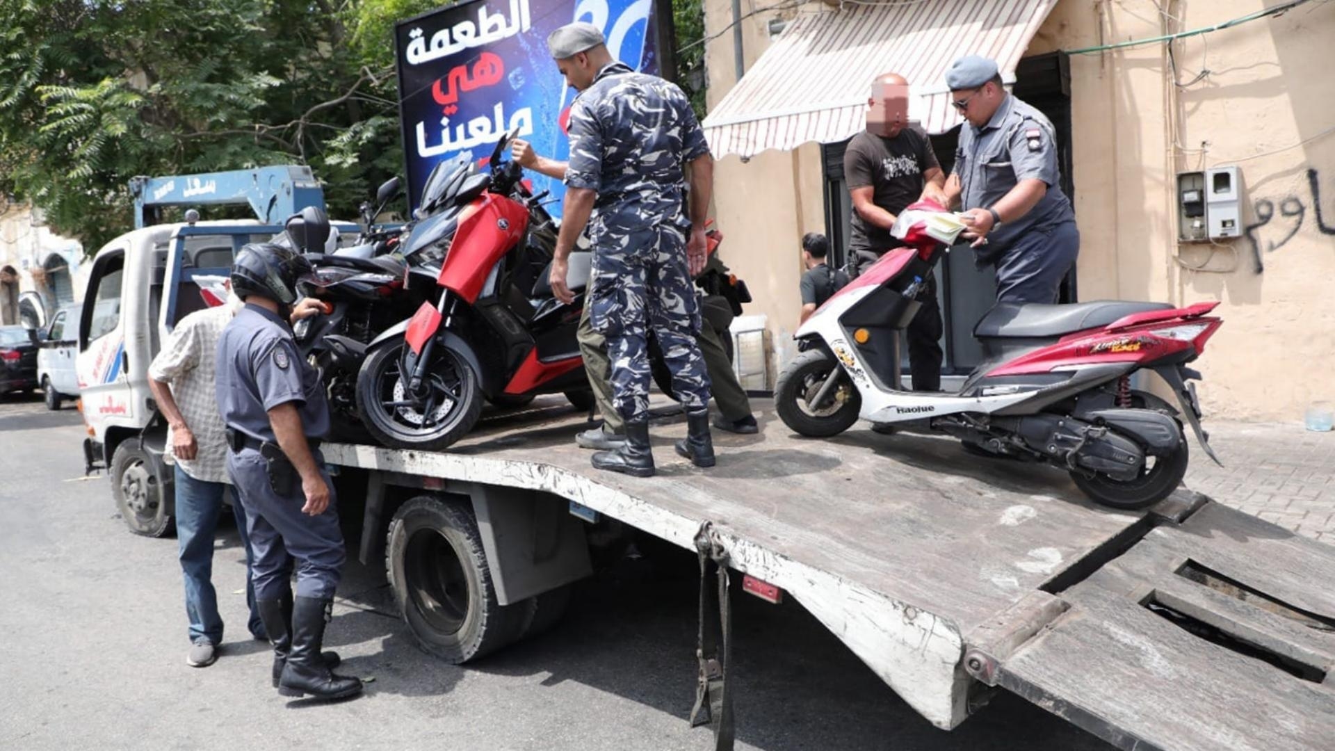Photos: ISF Seize Nearly 2,000 Motorcycles in Beirut Traffic Crackdown