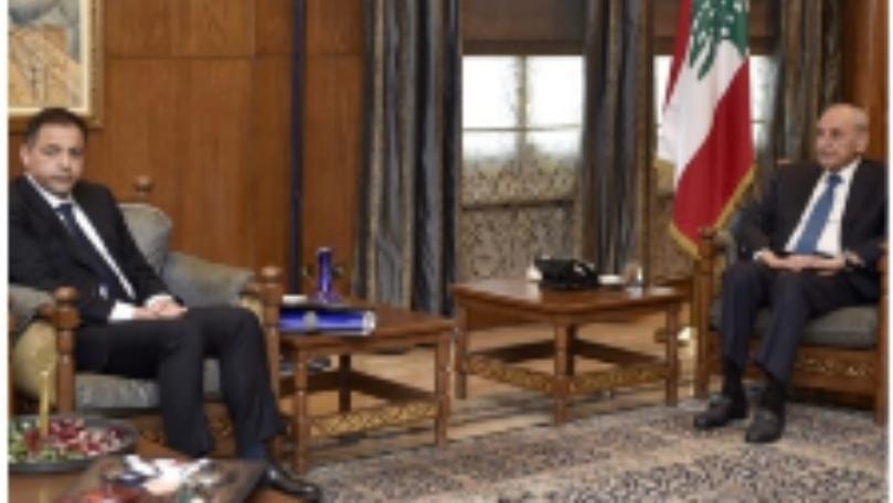 Berri meets Indian Ambassador, Bou Saab