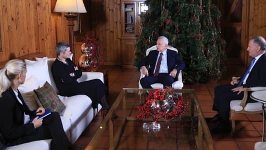 Frangieh broaches latest developments with EU Ambassador