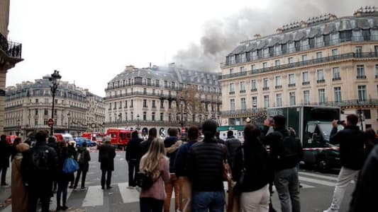 Fire breaks out near Place de L'Opera in central Paris