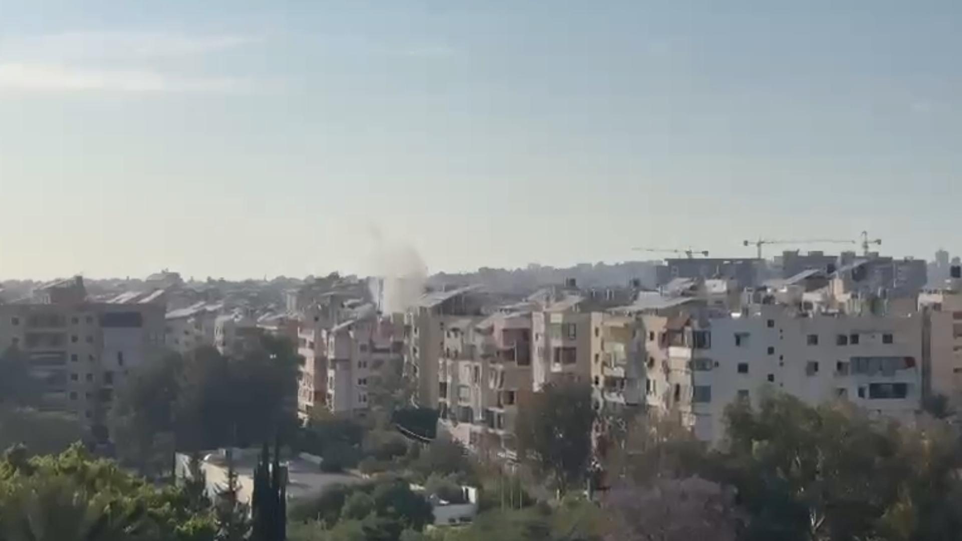 A second warning strike targeted Dahiyeh