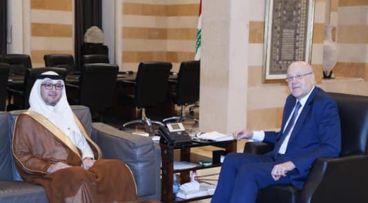 Mikati meets Saudi Ambassador