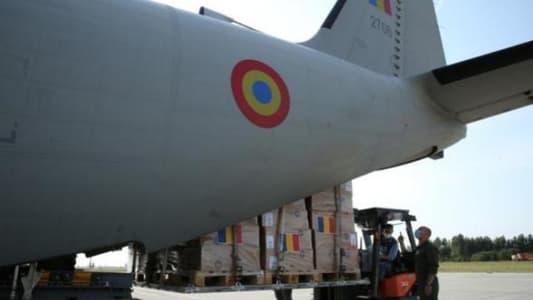 Romanian military plane lands at Beirut airport carrying aid to earthquake victims in Syria