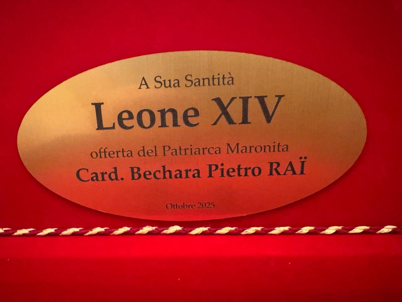 بالصور: اللقاء الأول... وهدية للبابا