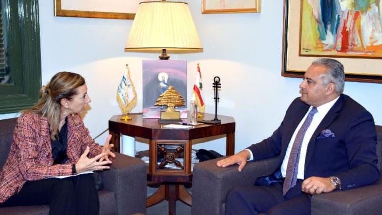 Mortada discusses Italian-funded cultural projects with Italian Ambassador