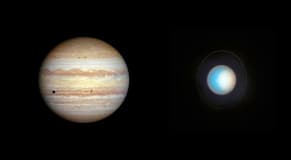Hubble Telescope Captures Images of Jupiter and Uranus Looking Different