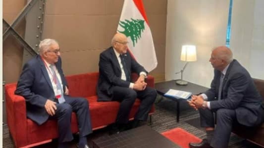 Mikati meets with EU’s Borrell, Francophonie leaders in Paris