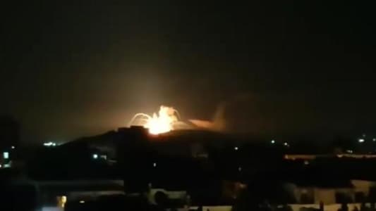 Syrian Observatory: Reports indicate that an Israeli attack on weapon storage depots near Shayrat Airport in Homs