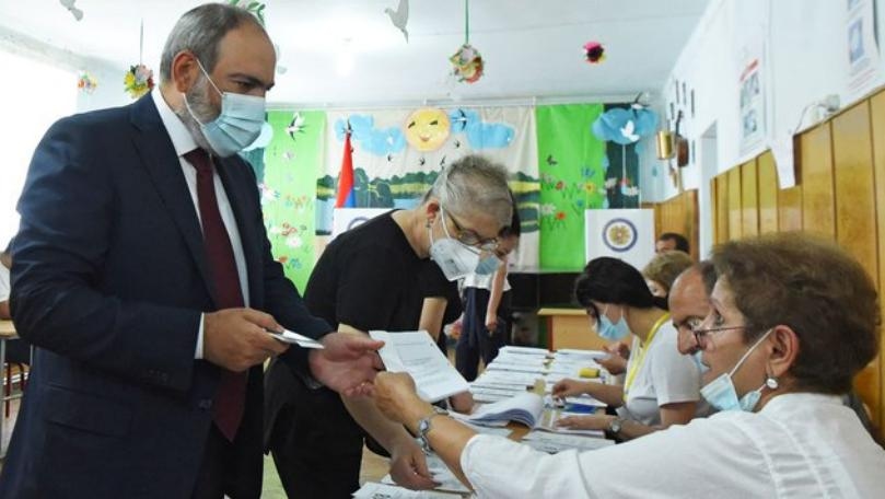 Armenian acting PM's party wins parliamentary election with 53.92% of vote