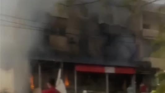 Watch: Buildings Catch Fire