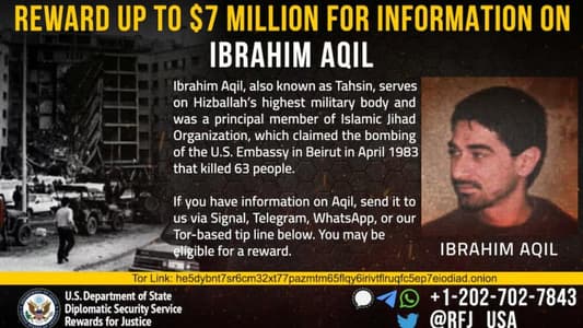 Hezbollah Commander Aqil Was Wanted for 1983 US Embassy, Marine Blasts