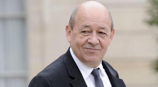 Le Drian arrives in Maarab to meet with head of the Lebanese Forces Party Samir Geagea