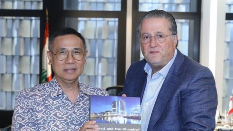 Choucair, Indonesian Ambassador discuss ways to enhance economic relations