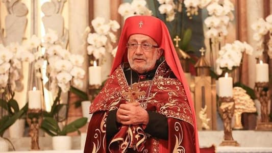 Berri welcomes Patriarch Raphael Bedros XXI Minassian in Ain El-Tineh