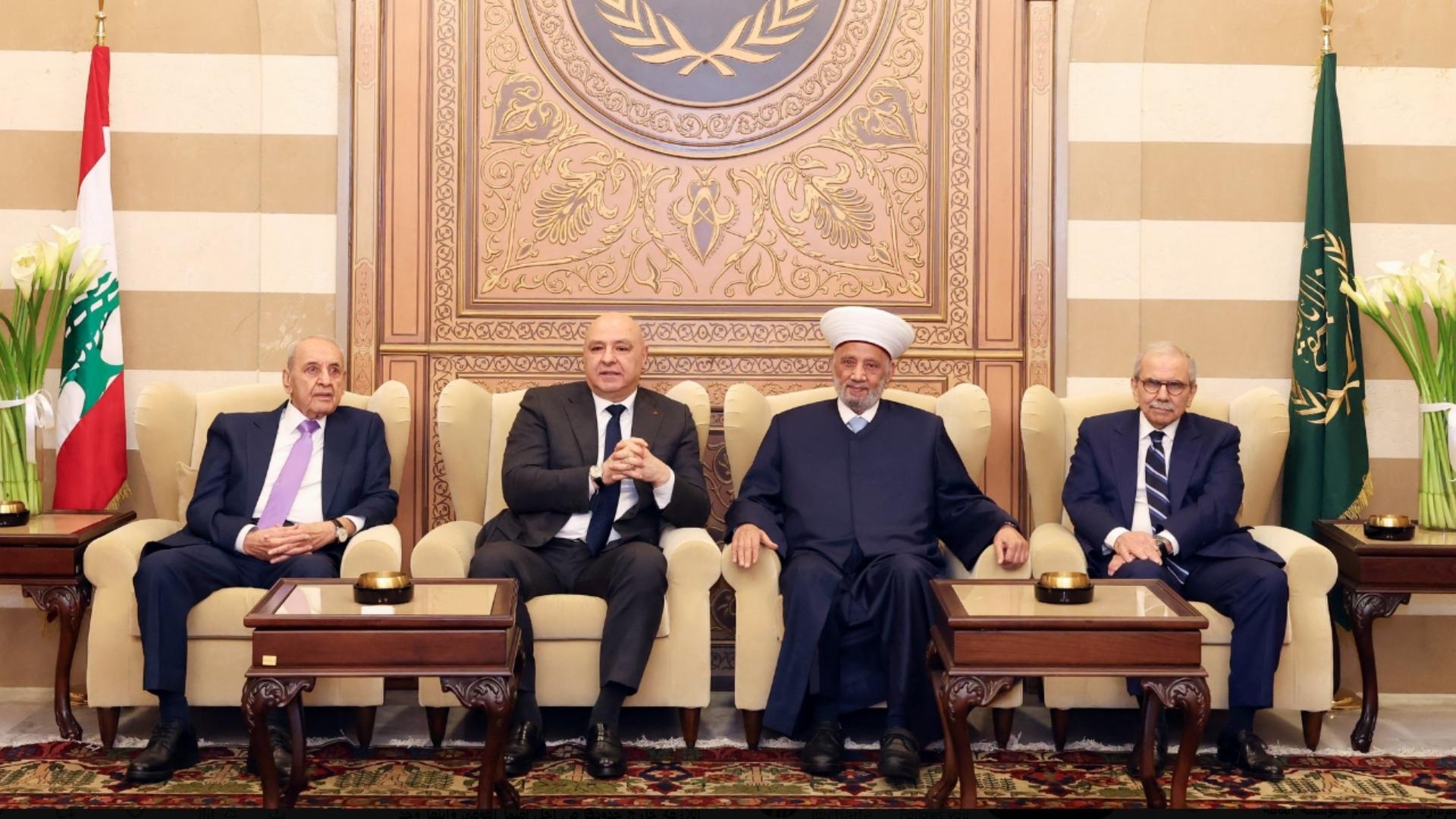 Photos: Aoun, Berri, and Salam at the Dar al-Fatwa iftar