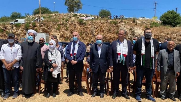 Future Movement & Bloc organize solidarity stand with Palestine at southern borders in Marwahin