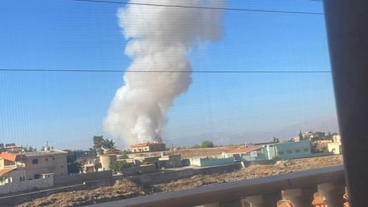 Photo: 2 airstrikes targeted the town of Khodor, east of Baalbek