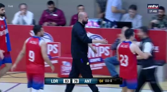 Leaders defeats Antranik, 83-78, within the 21st round of the Snips Lebanese Basketball Championship