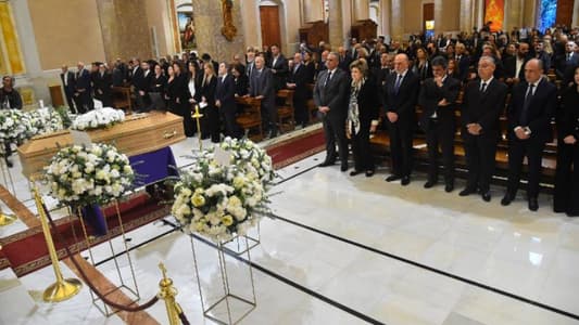 Lebanon bids Romeo Lahoud farewell in solemn funeral