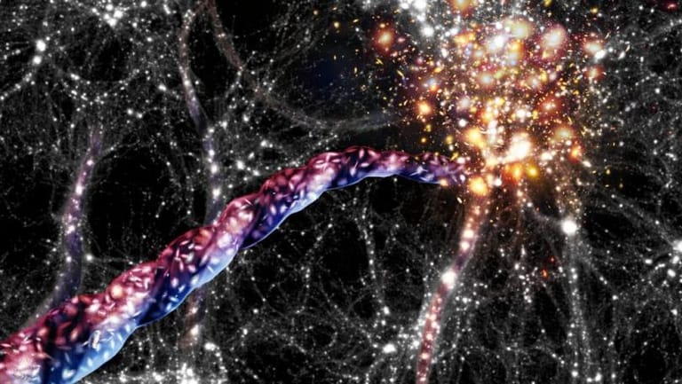 Cosmic Filaments May Be Biggest Spinning Objects in Space