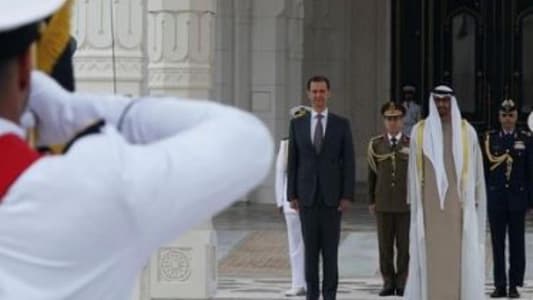 الأسد يصل إلى الإمارات في زيارة رسميّة