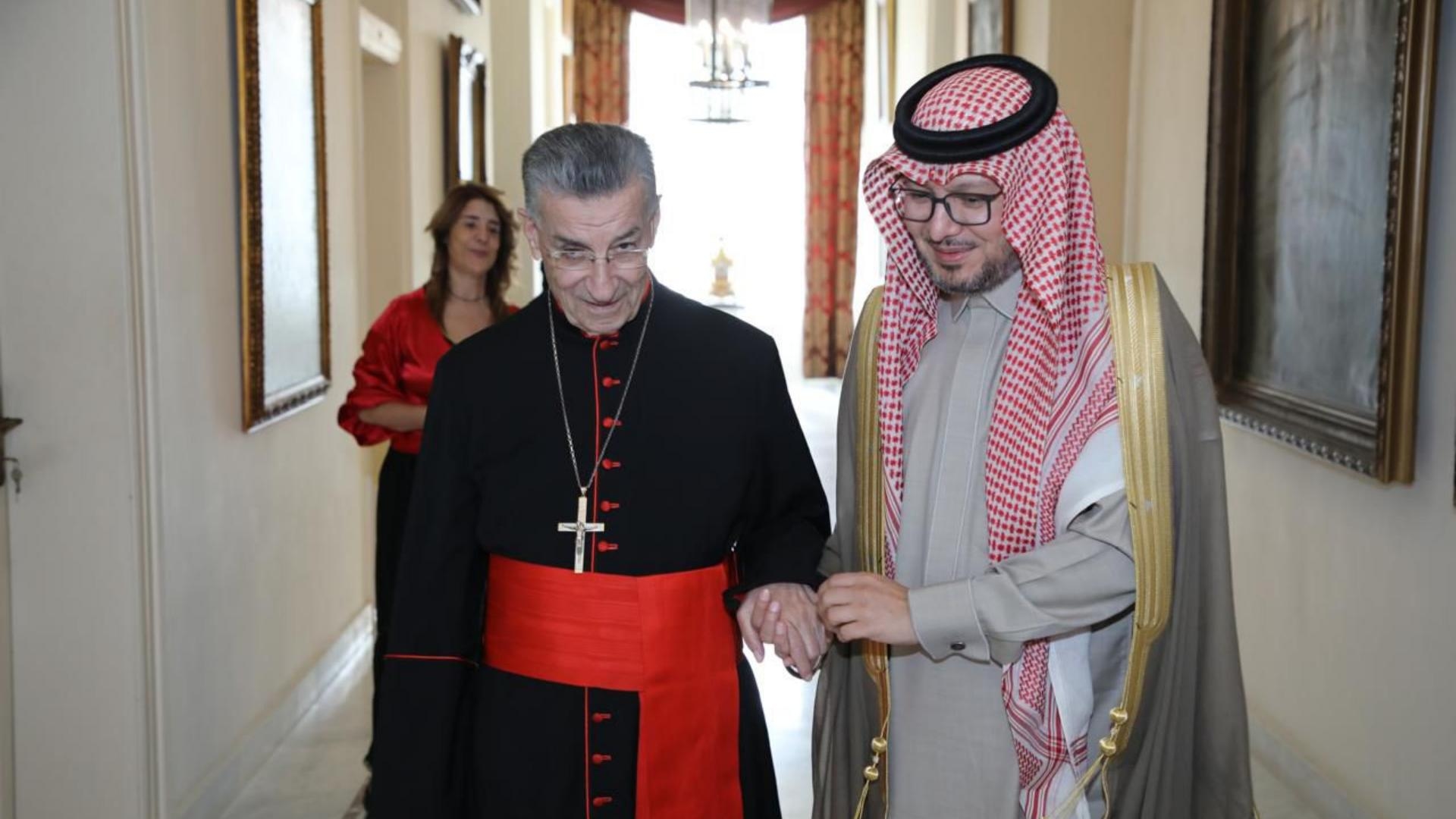 سفير المملكة يزور البطريرك الراعي في بكركي