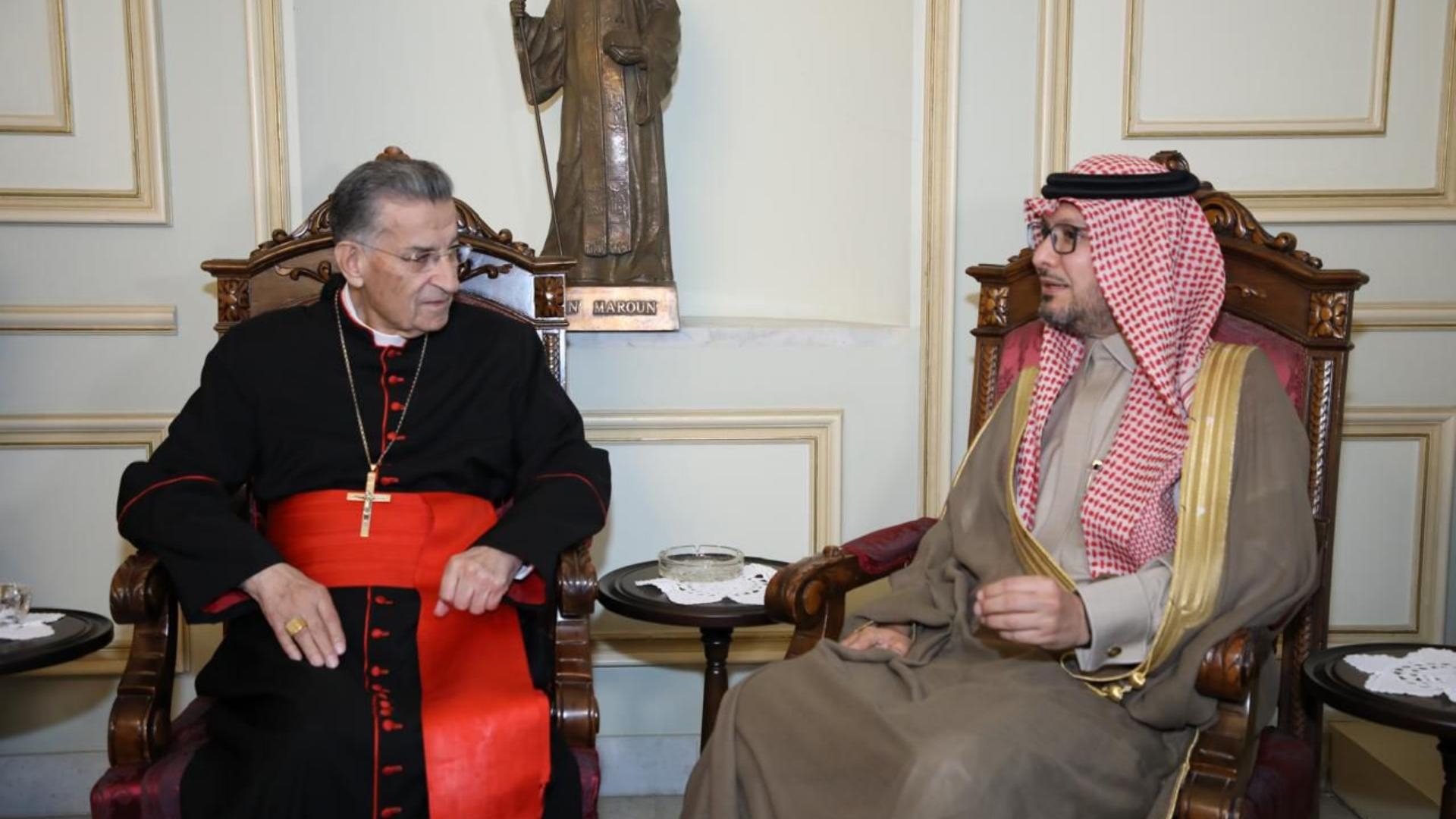 سفير المملكة يزور البطريرك الراعي في بكركي