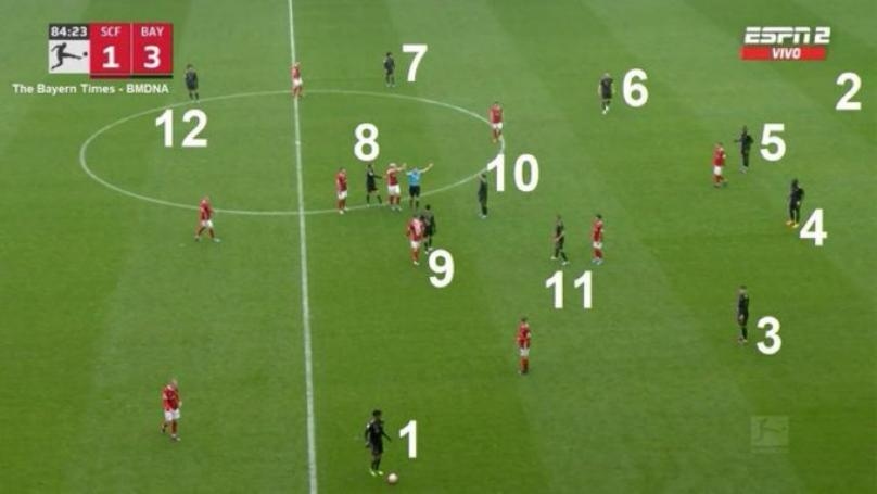 في حدثٍ نادر.. البايرن يلعب بـ12 لاعباً بالخطأ