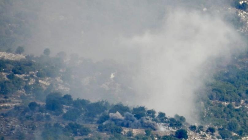 An Israeli raid targeted the town of Blida in southern Lebanon