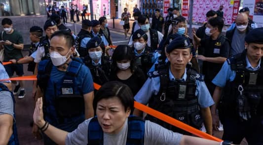 Police arrest 23 in Hong Kong on Tiananmen anniversary