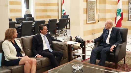 Mikati, Hochstein discuss Israel’s aggression, Gaza ceasefire