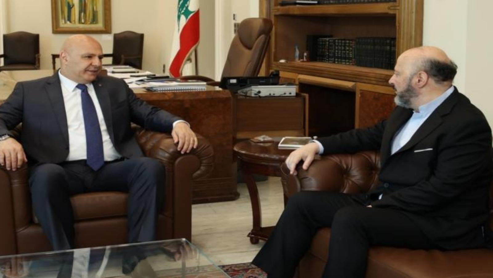 Aoun meets MP Riachy