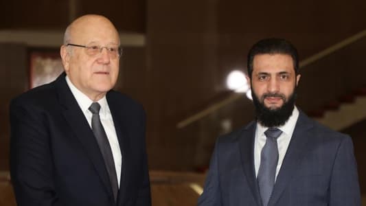 Al-Sharaa in response to a question from MTV: We have observed a near consensus in Lebanon regarding Joseph Aoun and we support this agreement, and I believe that strategic, long-term relations will be built on solid foundations