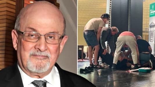 Salman Rushdie attacked onstage in New York state, according to US media