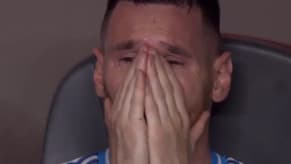 بالفيديو: بكاءٌ هستيري لميسي
