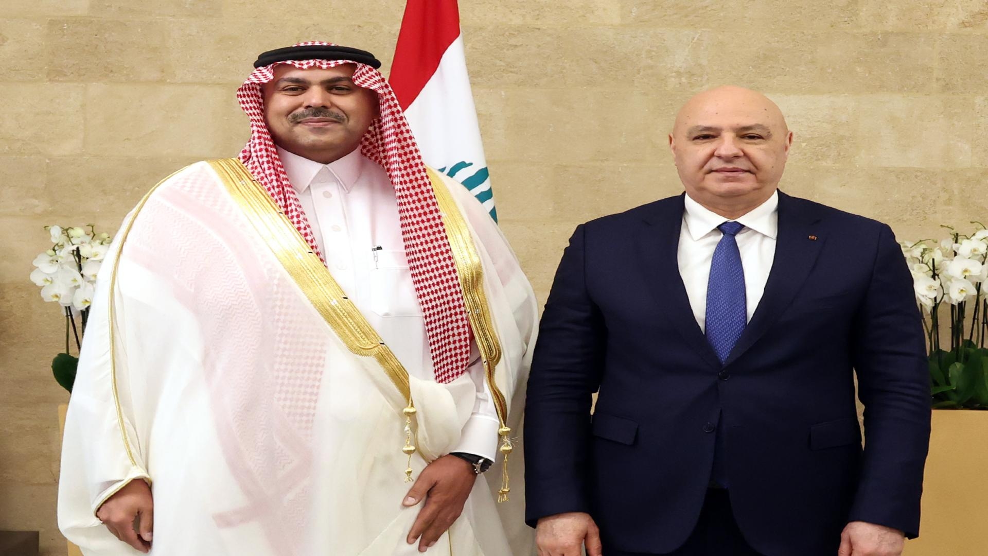 Aoun receives credentials of new Ambassadors of Saudi Arabia, Algeria and Switzerland