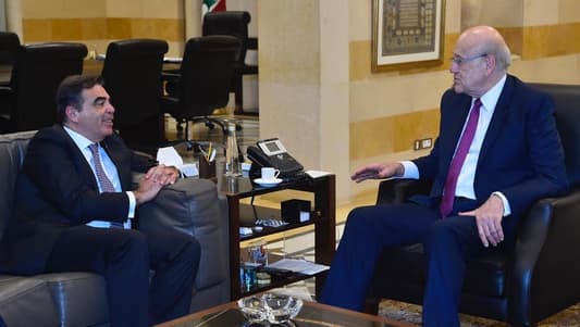 Mikati meets European Commission’s Vice President at Grand Serail