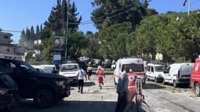 Israeli Raid on the Vicinity of Tebnin Governmental Hospital Parking Lot