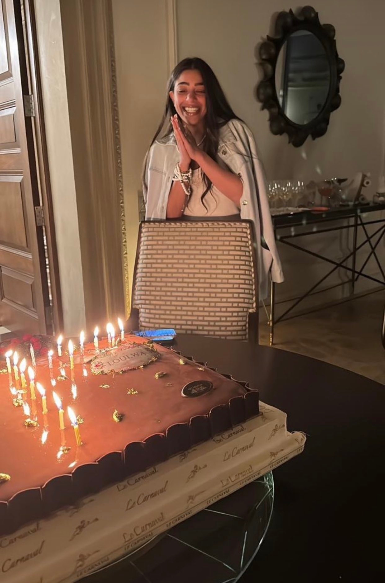 بالصور: شريهان تحتفل يعيد ميلاد ابنتها لولوة على طريقتها