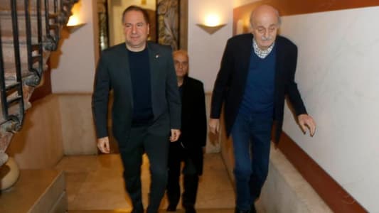 Gemayel, Jumblatt discuss Lebanon’s challenges