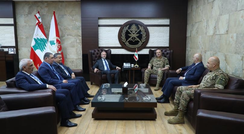 Army chief receives MP Habchi accompanied by Baalbek-Hermel mayors’ delegation
