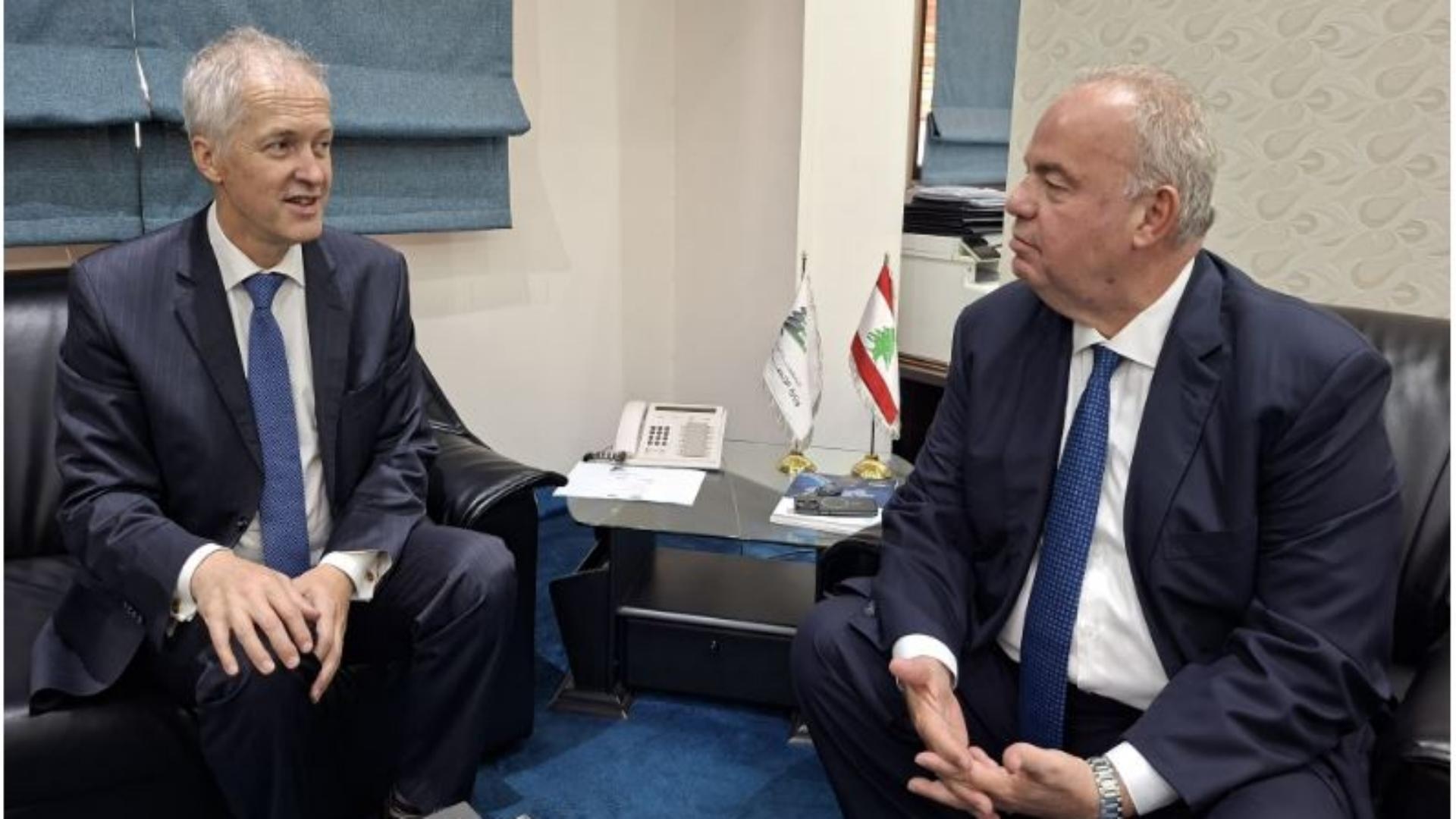 Telecoms Minister welcomes Belgian Ambassador